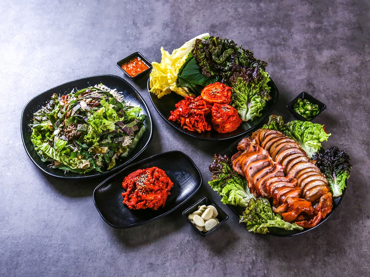 족발+쟁반국수+명태회